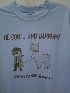 Short Sleeve T-Shirt "Cartoon Boy with Alpaca"