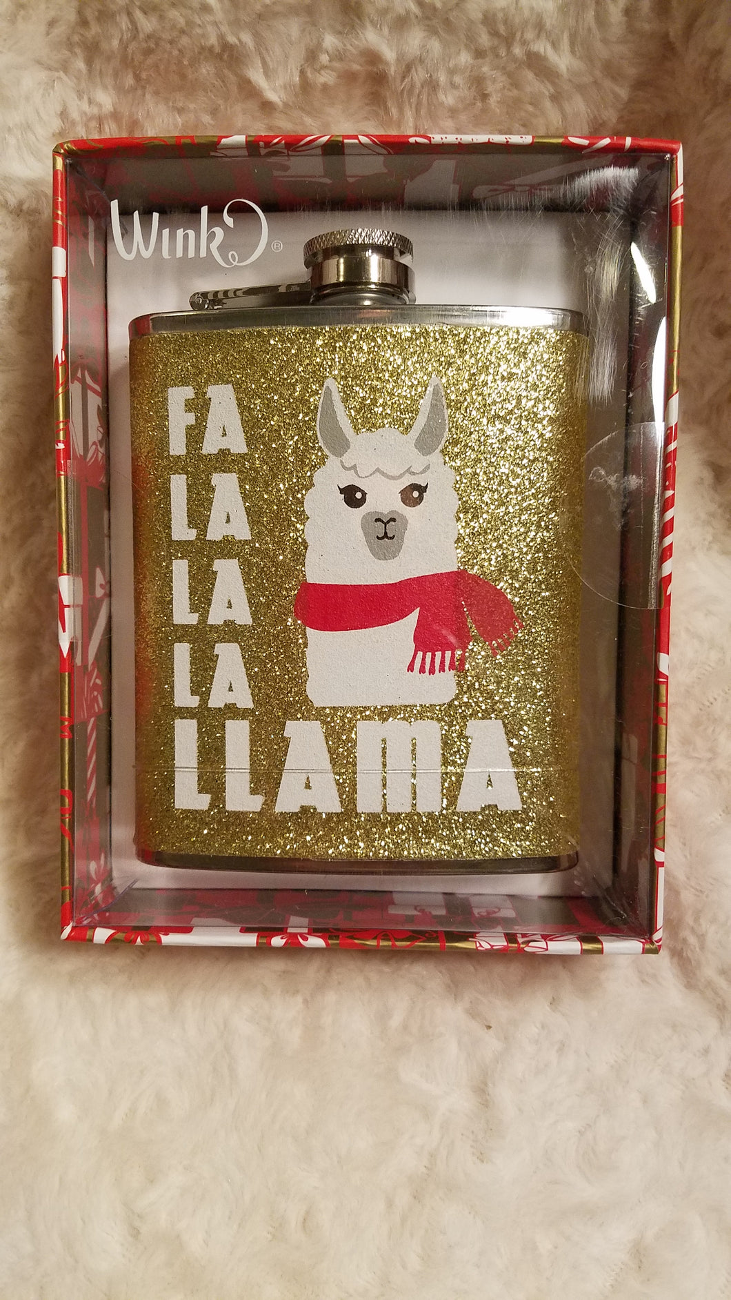 Fa-la-la-la-la Llama Flask