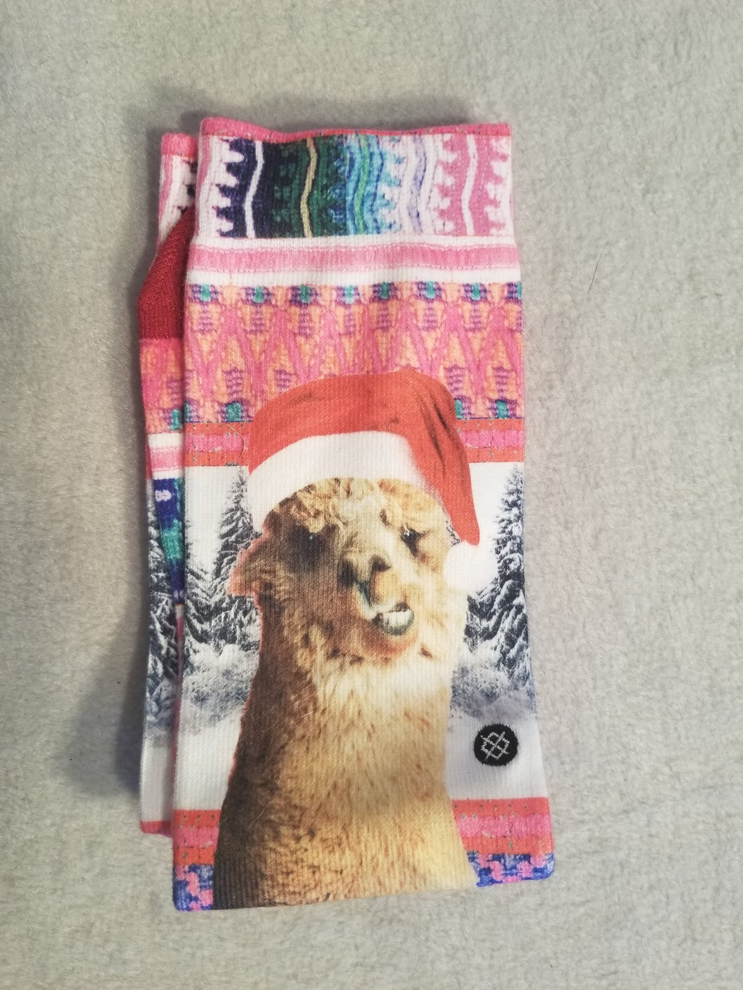 Pink Holiday Paca Sock