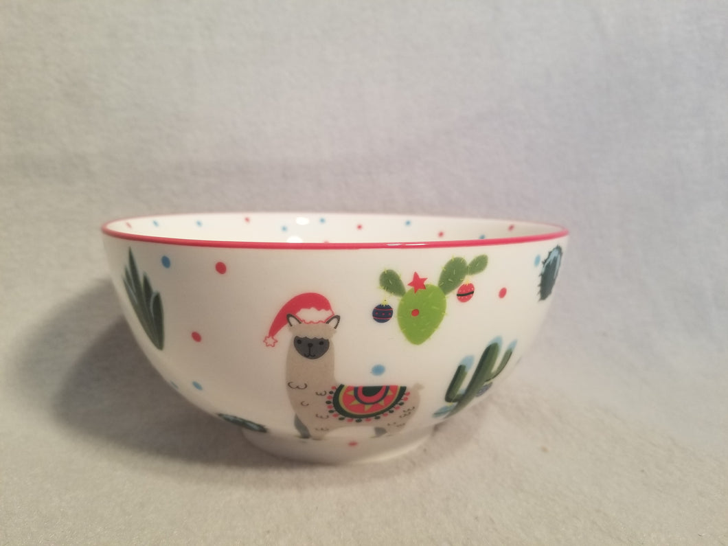 Holiday Alpaca Bowl