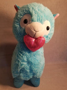 Large Valentine Alpaca Plushy